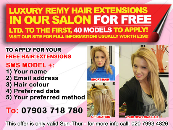 hair salon adverts
